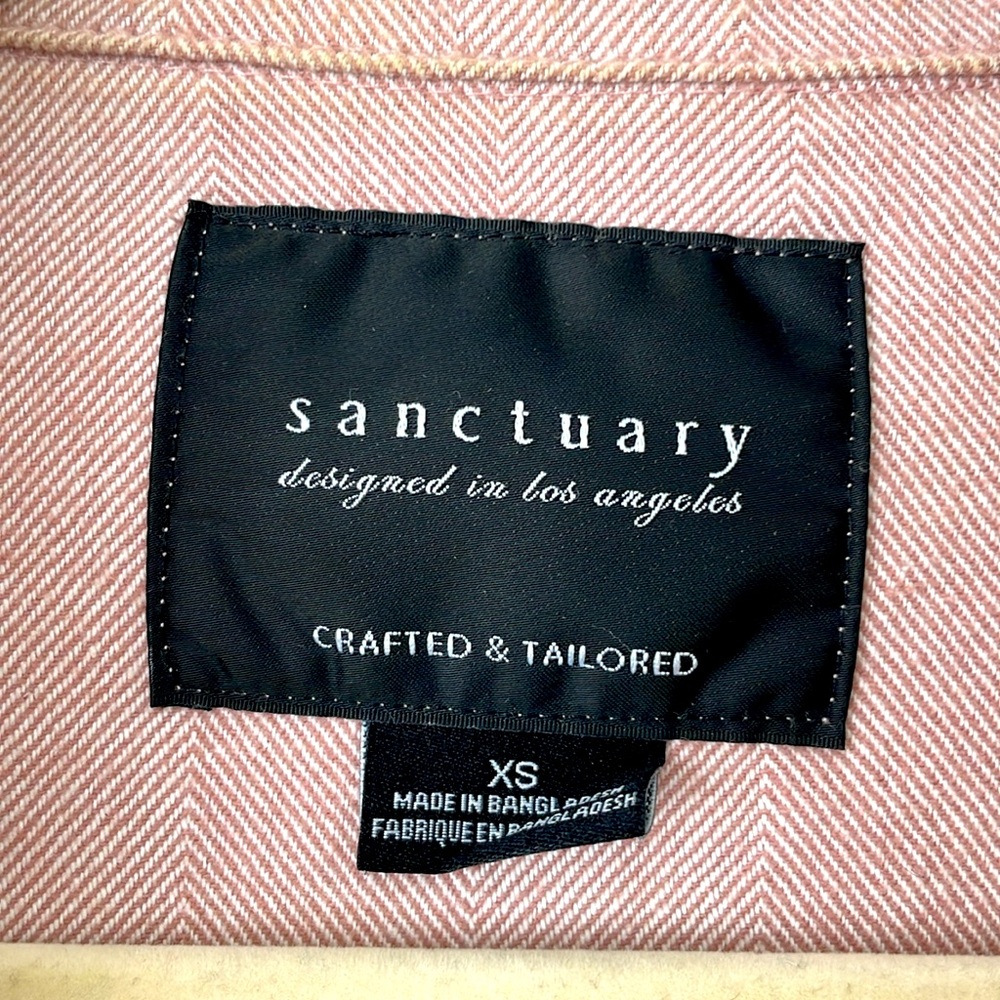 Sanctuary Shacket Pink Blush Button-Front Shirt J… - image 4